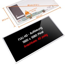 Display LED 17,3" lucido