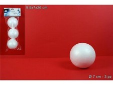 PALLINA POLISTIROLO 7 CM. SET