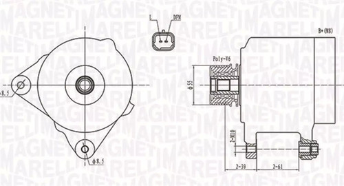 Alternatore magneti marelli - alternatore,