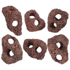  6 Pcs Pietre Vulcaniche Per Acquario Pietra Vulcanica Arredamento in Roccia