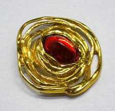 -BELLE BROCHE  YVES SAINT LAURENT YSL BIJOU ANCIEN BROCHE ANCIENNE COLLECTION  D