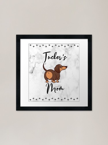 Bassotto mamma stile amore