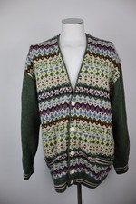 AMERICANINO CARDIGAN MAGLIONE UOMO Tg XL MAN SPORT SWEATER VINTAGE LANA WOOL