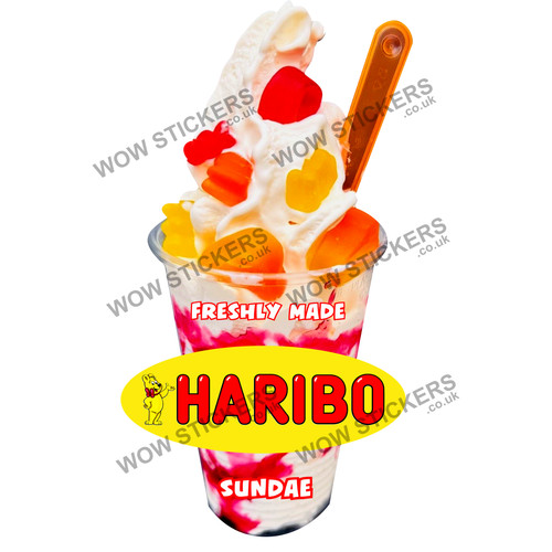 Adesivo furgone gelato - , haribo