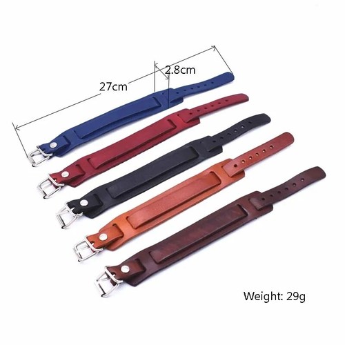 Braccialetti pelle doppio - braccialetti, in