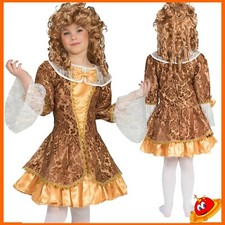 Costume Carnevale Ragazza Bambina Vestito Rococo Barocco Francesina Tg 5-14 anni