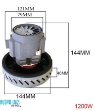 Motore aspirapolvere 1200w - motore,