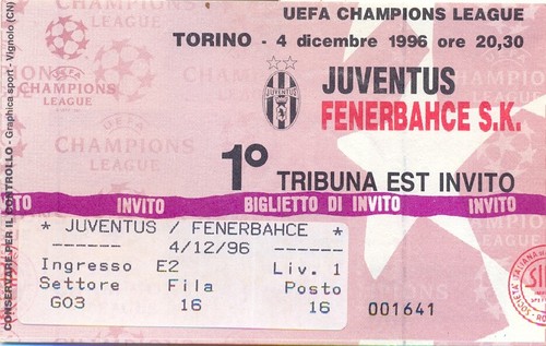 Biglietti ticket juventus - juventus,