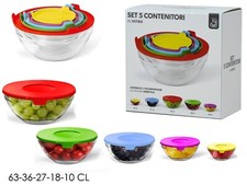 SET 5 CONTENITORI ERMETICI