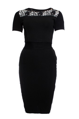 Elisabetta franchi abito nero - elisabetta,