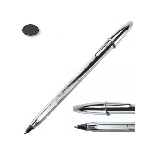 Penna bic cristal silver - cristal,