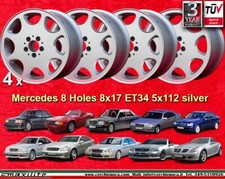 4 cerchi Mercedes 8x17 5x112