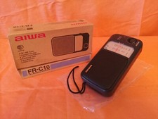 Radio VINTAGE FM Transistor Portatile AIWA FR-C10 con BOX Giacenza FUNZIONANTE
