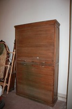 Grande Mobile a serranda da ufficio Francese di inizio XX secolo