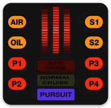 K.I.T.T. Poster Voice Box Cavaliere Cavaliere 24X24 pollici