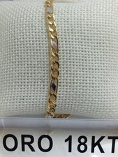 Bracciale in oro giallo 750 18