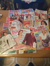 LOTTO 18 NUMERI BURDA MODEN 1987-92 CON CARTA MODELLI