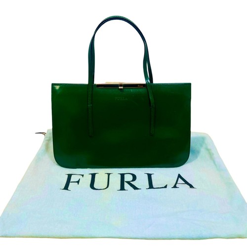 Furla handbag green - furla,