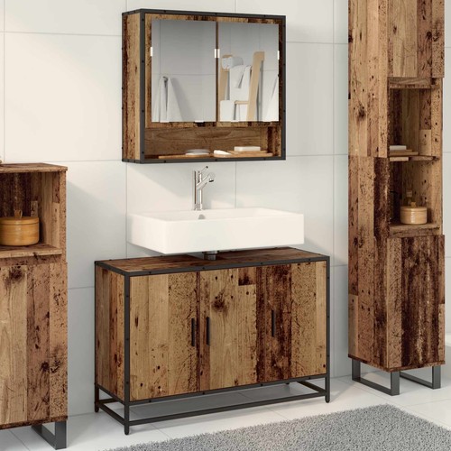 Mobile lavabo bagno rovere - lavabo,