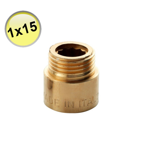 Prolunga ottone attacco - in,
