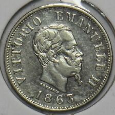 Italia 1863 M BM 50 Centesimi