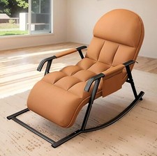 Poltrona a dondolo , colore arancione