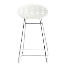 SMATRIX STOOL Kartell BIANCO/CROMO sgabello originale