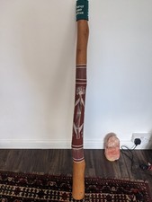 Didjeridoo D' note 130 cm *Aborigeno fatto a mano-Australia*Lezioni DVD GRATIS*