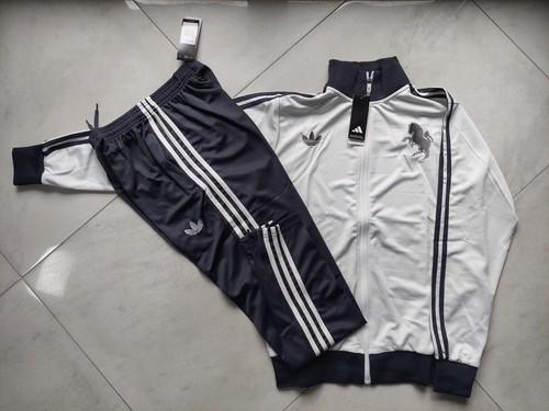 Tuta jvventus zebra - bianca, m