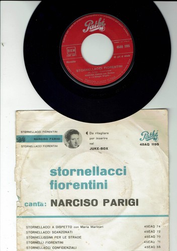 Disco giri narciso parigi - disco,