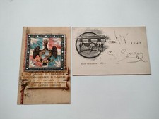 NIZZA CAVALLERIA E CAVALLEGGERI SALUZZO DUE CARTOLINE VIAGGIATE PRIMI '900