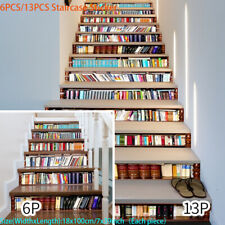 Adesivo 3D retrò libreria