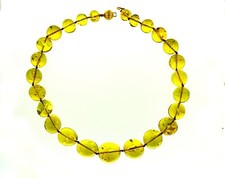 Collana ambra colombiana verde