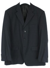 GIORGIO ARMANI Blazer Uomo (EU) 54 In Panno A Quadri Con Rever A Punta