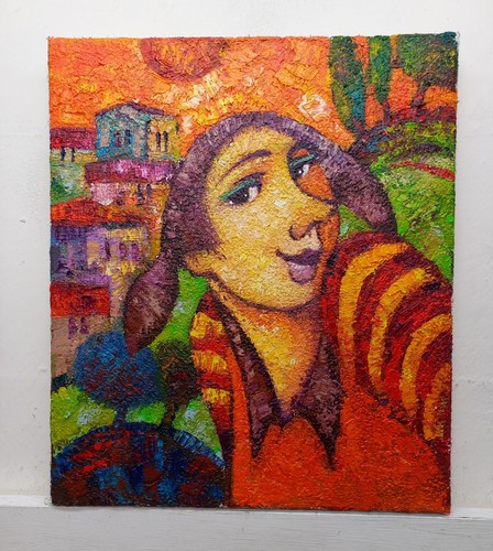 Dipinto quadro paesaggio - dipinto,