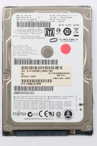 Fujitsu mhz2160bh 160 gb - mhz2160bh,