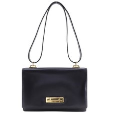 HERMES Box borsa a tracolla carf vintage pelle/placcata oro donna