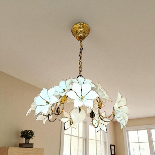 Lampadario vintage vetro - , di