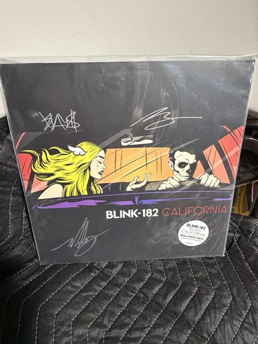 Signed blink 182 california - blink,