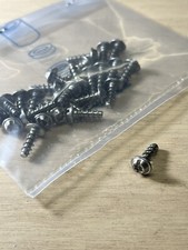 VITE ACCIAIO INOX 4x11,7 TESTA CONICA FLANGIATA DOPPIA IMP. PLASTICA LEGNO 25PZ