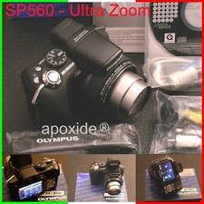 OLYMPUS® SP-560 ULTRA ZOOM™ 18X★FOTOCAMERA BRIDGE 8MP HRES RAW STABILIZZATA★AUTO