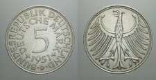 Germania 5 Marchi 1951 D