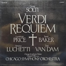 Verdi – Requiem / Georg Solti, Price, Baker, Luchetti, Hillis - 2 LP Box Set