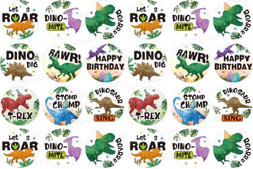 Topper per muffin dinosauro