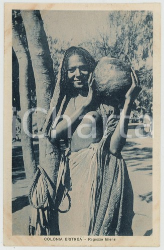 1920ca colonia eritrea - eritrea, ragazza