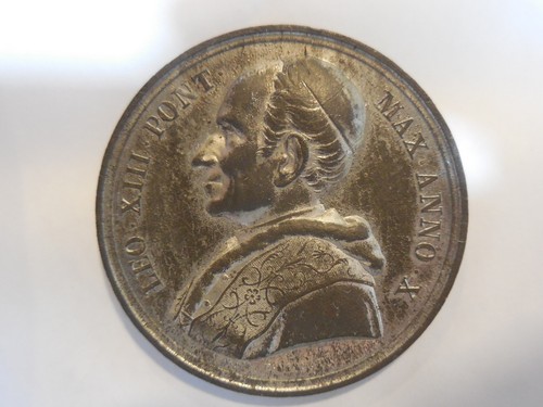 Vaticano medaglia papa leone - vaticano,