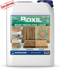 Impermeabilizzante Liquido Protettivo per Legno, 5 Litri, Trattamento Legno