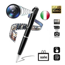 Penna Mini Camera W9, Dispositivo Registrazione Audio/Video Fotocamera Portatile