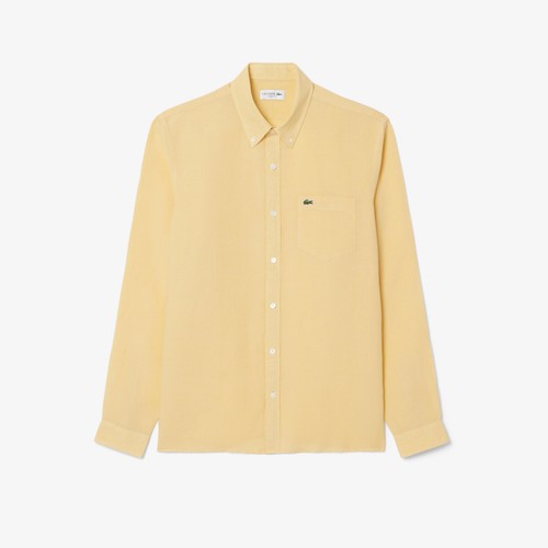 Lacoste camicia lino - 🔵lacoste,