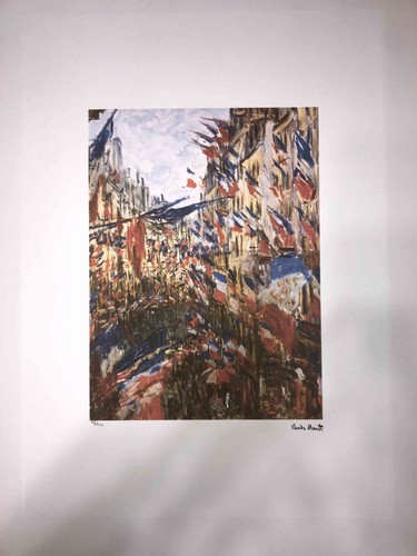 Claude monet litografia offset - monet,